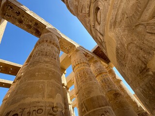 Karnak Luxor Egypt columns