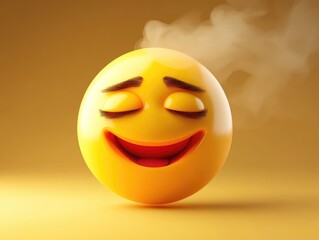 Fototapeta premium 3d smiley face