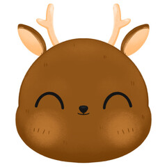 Christmas art painted with brush chalk