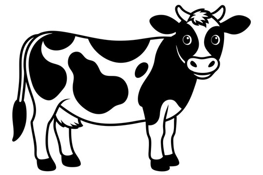 recommend clip art: cute cow cartoon.