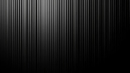 Ribbed glass background in black and white gradient with a refraction effect rendered corrugated wall with reflective overlay
