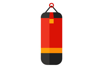 Boxing Spunching bag | isolated vector illustration on white background