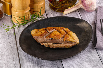 Delicous roasted duck breast fillet