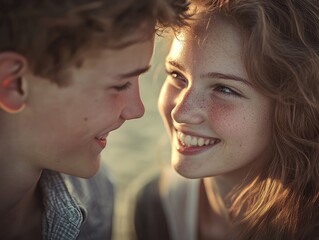 Fototapeta premium portrait of couple