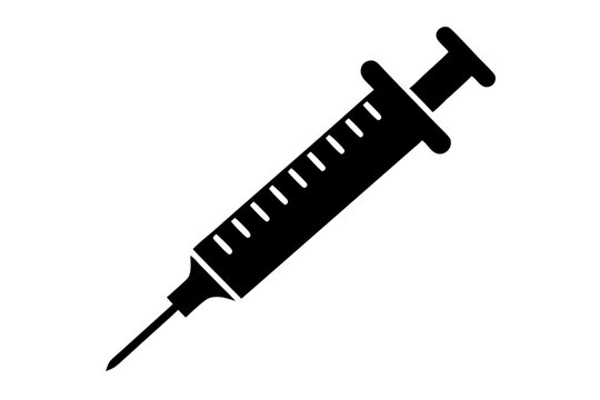recommend clip art: medical syringe vector icon silhouette. Vaccine or injection icon. Syringe with needle, vector illustration isolated on transparent background,Syringe, injection silhouette icon vector, Syringe .