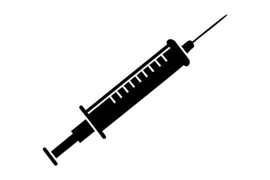 recommend clip art: medical syringe vector icon silhouette. Vaccine or injection icon. Syringe with needle, vector illustration isolated on transparent background,Syringe, injection silhouette icon vector, Syringe .