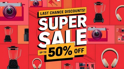 Super Sale Up to 50% Off on Electronics and Home Appliances