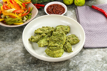 Indian cuisine - Mint chicken tikka