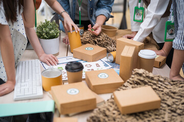 Asian business leaders meet to strategize on implementing sustainable practices, focusing on reuse, recycling, and environmental protection for a greener future