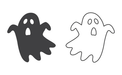 cartoon ghost icon
