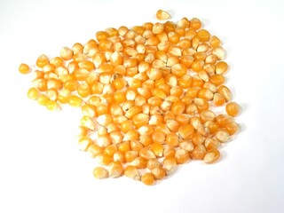 Close-Up of Yellow Popcorn Kernels
