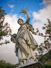 Ancient mythology goddess statue Florence Italy