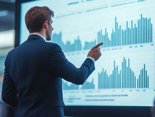 Professional sharing innovative ideas with an engaged audience in a modern conference room