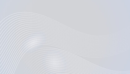 Naklejka premium Grey gradient with curve line abstract background vector image for backdrop or presentation