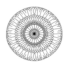 abstract round ornament