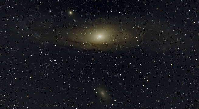 the Andromeda galaxy from the uk
