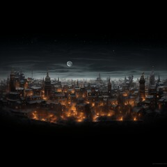 Dreamy city of lights