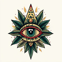 Obraz premium eye of the sun, AI Generated