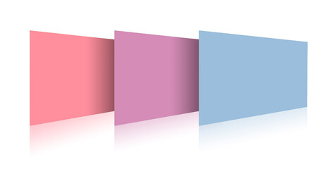 Obraz premium Insert report or screenshoot blank template for presentation layouts and design.