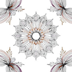 pattern with flowers