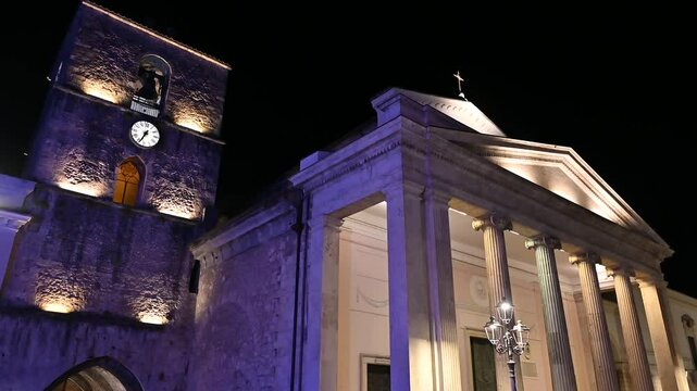 Isernia, Molise. The Cathedral of St. Peter the Apostle is the most important Catholic building of the city of Isernia, mother church of the Diocese of Isernia-Venafro.
