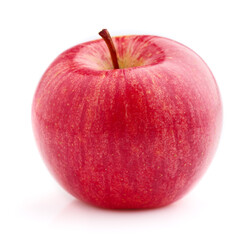 Apple in closeup on white background