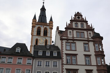 Blick in die Altstadt der Stadt Trier