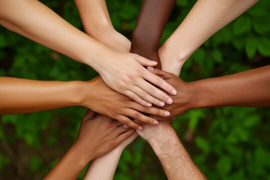 This image conveys the importance of collaboration among diverse groups advocating for equitable access to quality health care and essential mental health resources for all in need