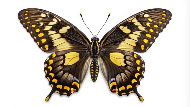 Captivating Palamedes Swallowtail Butterfly Isolated Display