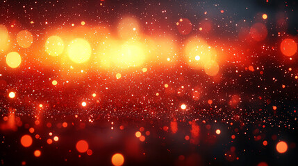 Fototapeta premium A softly blurred Christmas scene capturing the warm glow of candlelight in a cozy home setting, evoking a sense of family and festive warmth. Generative AI