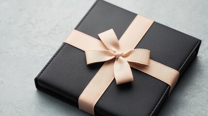 Elegant Leather Wallet Gift Box Arrangement