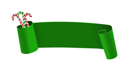 Christmas Banners and Ribbons Elements with Christmas Decoration Elements.