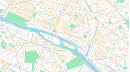 Obraz premium Paris city map