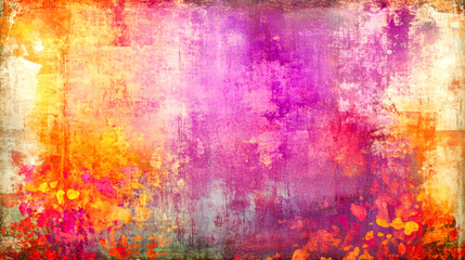 Obraz premium Vibrant abstract texture blending warm and cool colors for artistic background and design inspiration