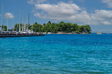 Kali on Ugljan island turquoise sea, Ugljan Island, Preko, Dalmatia, Croatia