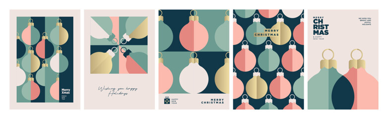 Merry Christmas and Happy New Year. Eye catching design vector illustrations for greeting card, party invitation card, website banner, social media banner, marketing material.