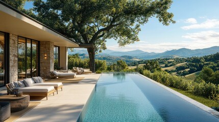 Fototapeta premium The Napa Valley's most luxurious villa