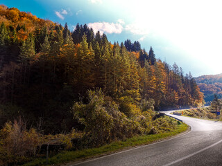 autumn in the mountains