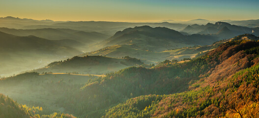 Zachód słońca z Wysokiej, Pieniny © grzegorz_pakula