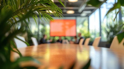 The Conference Room with Plants