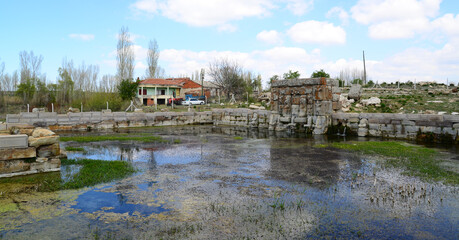Eflatunpinari, located in Beysehir, Konya, Turkey, is a Water monument built during the Hittite period.
