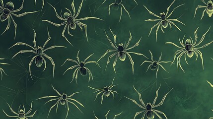 Halloween dark charcoal backdrop adorned with tiny skull icons