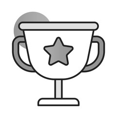 Trophy with Star. Icons Included: Achievement, Success, Award Recognition