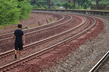 estrada de ferro carajás em parauapebas, pará 