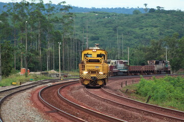 estrada de ferro carajás em parauapebas, pará 