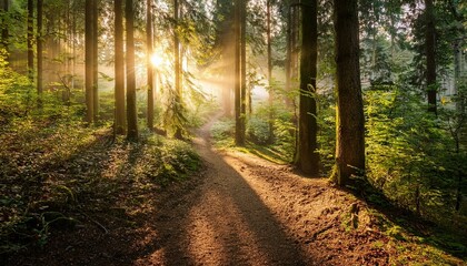 Fototapeta premium path in the woods