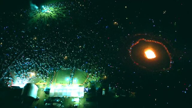 Aerial video of event in Harrogate