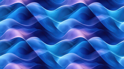 Obraz premium Seamless pattern of a vibrant blue background with soft gradient shades perfect for textiles and digital design