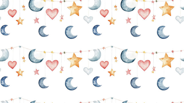 Sunny autumn watercolor landscape featuring vibrant colors and intricate shadows ideal for greeting card backgrounds