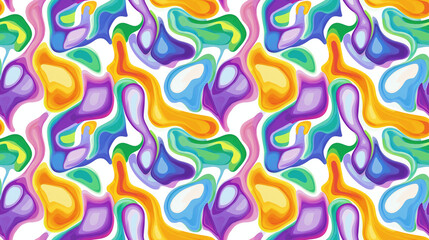 Seamless pattern of abstract shapes in bordo shibori tie dye style perfect for textile design and artistic backgrounds